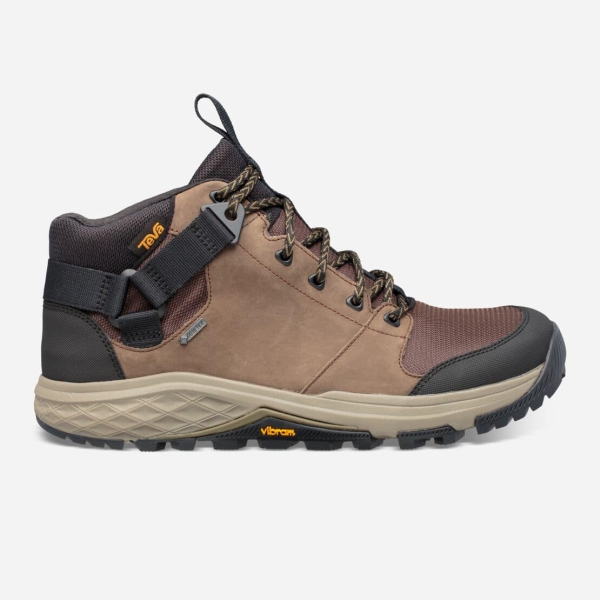 Hungary Teva Grandview Gore-Tex - Férfi Túracipő Barna / Fekete - 536-OXJFN